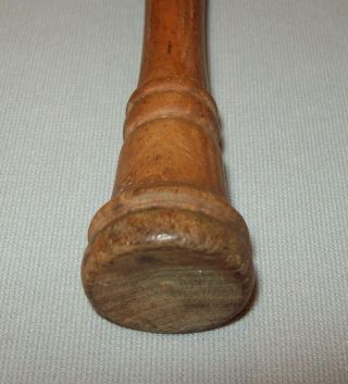 Antique Vtg Late 18th Early 19th C Turned Wooden Muddler Swizzle Toddy Stick 5