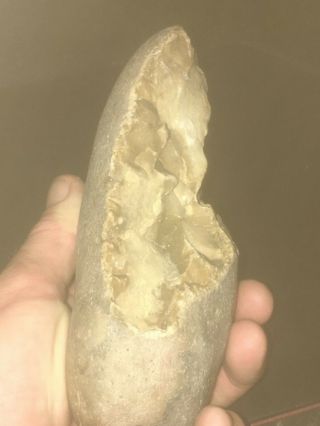 Large early Palaeolithic flint hand axe (uk) 4
