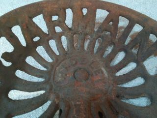 134.  Antique Vintage Cast Iron Tractor seat Jarmin Haseley 2