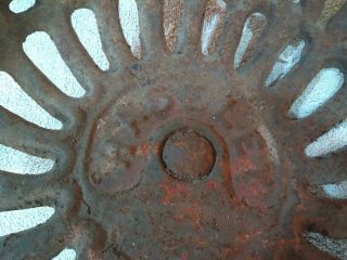 134.  Antique Vintage Cast Iron Tractor seat Jarmin Haseley 3