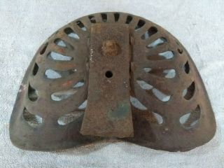 134.  Antique Vintage Cast Iron Tractor seat Jarmin Haseley 4