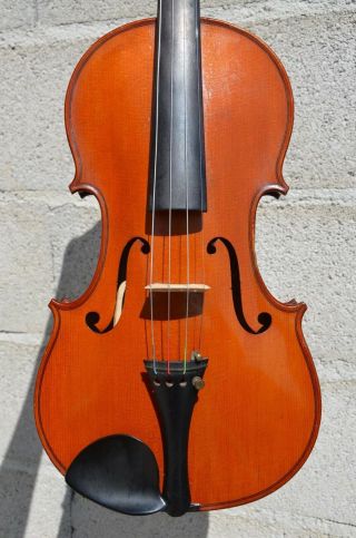 Old French Violin Gustave Bazin Label