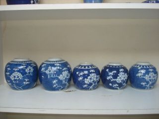 stunning 2xchinese 19th century qing ginger large jar and 3republic period jars 4