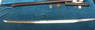 Vintage Japanese KATANA 関佐光信光 Sign Tang 8