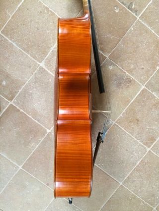 CELLO M.  GADDA,  MANTOVA 1980 YOUTUBE SAMPLE,  CERTIFICATE violoncello italian old 6