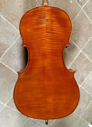 CELLO M.  GADDA,  MANTOVA 1980 YOUTUBE SAMPLE,  CERTIFICATE violoncello italian old 8