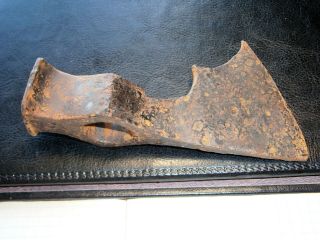 RARE Ancient Khazar Kievan Rus Iron Battle Axe 250 gr. 4