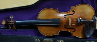 A Fine Old Violin Labeled H.  C Silvestre Paris 1885,  Sound.
