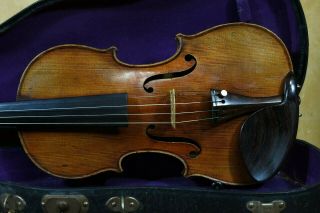 A fine old violin labeled H.  C Silvestre Paris 1885,  sound. 2