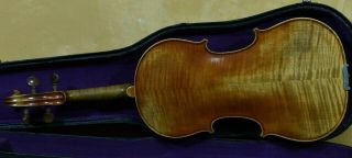 A fine old violin labeled H.  C Silvestre Paris 1885,  sound. 3