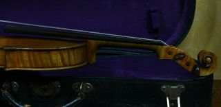 A fine old violin labeled H.  C Silvestre Paris 1885,  sound. 7
