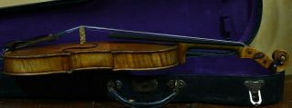 A fine old violin labeled H.  C Silvestre Paris 1885,  sound. 8