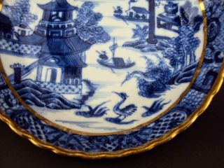 V - Fine Qianlong1736 - 95 Chinese Blue White Dish Sauce Oriental Porcelain Antiques 7