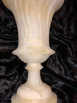 Glass Alabaster Glass Vase/Urn 11 1/2 