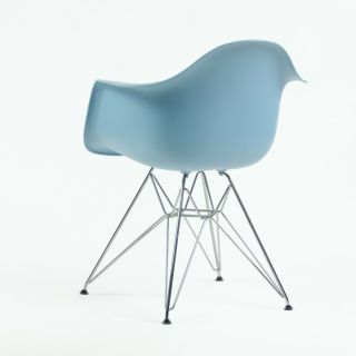 Old Stock 2012 Eames Herman Miller Vitra Plastic DAR Armchair Blue 4