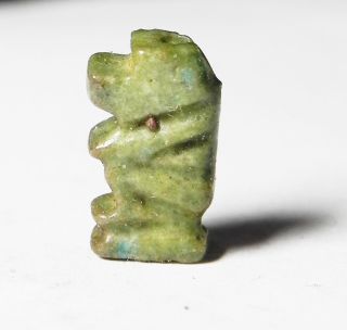 Zurqieh - As4860 - Ancient Egypt,  Faience Baboon Amulet.  1075 - 600 B.  C