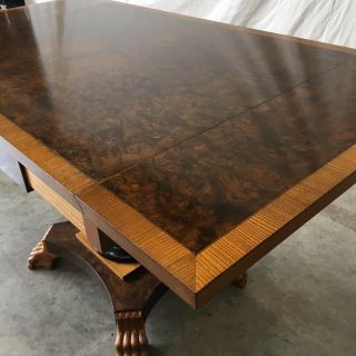 Danish Biedermeier Style Birchwood Dropleaf table 2