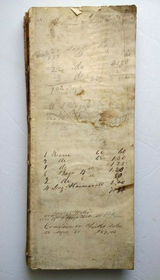 FREDERICK COUNTY MARYLAND Brunswick MD Antique Handwritten Store Ledger 1877 2