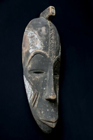 Unique Very Old African Mask Antique Vintage Primitive Art
