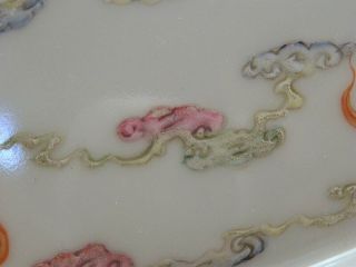 Very Good Chinese Antique Porcelain Phoenix & Dragon Tray/Plate Guangxu 19th C 8