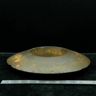 Saharian Neolithic - Rhyolite Annular Disc - 14.  5 Cm External Diameter