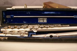 Flute The Haynes Flute Company 1959 Sterling Silver,  Org.  Cases