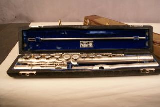 Flute The Haynes Flute Company 1959 Sterling Silver,  Org.  Cases 2