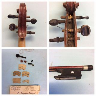 Antique Violin “Josef Guarnerius” Germany 11