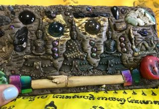 HUGE POWER TALISMAN PALANG LOKATHAT TAKRUT DEVIL BUDDHA MAGIC THAI AMULET LEKLAI 11