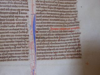 ,  Rare,  Wonderful Latin Vellum Manuscript Medieval Bible England 1260