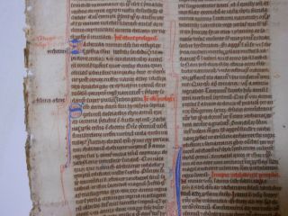 ,  Rare,  Wonderful Latin Vellum Manuscript Medieval Bible England 1260 7