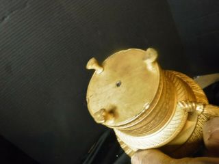 Top Quality Gilt Bronze Pendule A Cercles Clock Case Parts Horizontal Dial vase 3