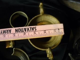 Top Quality Gilt Bronze Pendule A Cercles Clock Case Parts Horizontal Dial vase 7