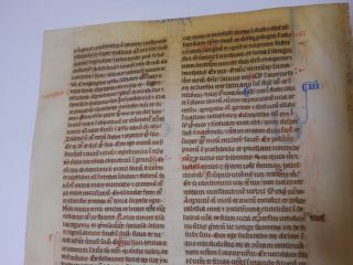 ,  Rare,  Wonderful Latin Vellum Manuscript Medieval Bible England 1260 10