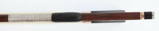 old french violin bow C.  Thomassin a Paris gold mounted ca.  1910,  certificate 6