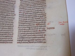 ,  Rare,  2 consecutive Latin Vellum Manuscripts Medieval Bible England 1260 5