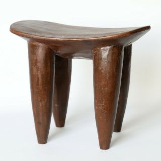 Vintage Hand Carved Wooden African Tribal Senoufo Stool