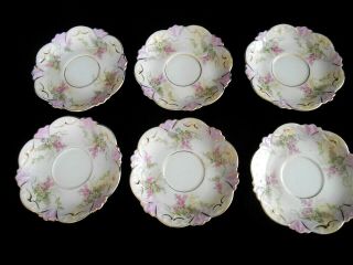 MZ AUSTRIA CHOCOLATE POT & 6 DEMITASSES CUPS & SAUCERS - RS Prussia 8