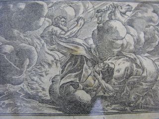 Antique German woodblock print 17thC Bible Old Testament Martin Luther 4