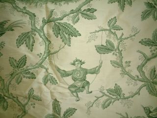 Colefax & Fowler Fabric Chinese Toile - Stunning Silk