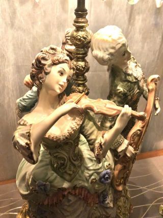 Vtg Azzolin Brothers Capodimonte - 3 musicians - LOCAL PICK UP ONLY 6
