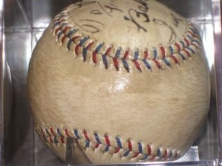BABE RUTH Signed Baseball American League Reach Ball (RP) READ LISTING 7