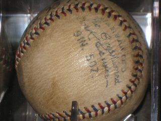 BABE RUTH Signed Baseball American League Reach Ball (RP) READ LISTING 8