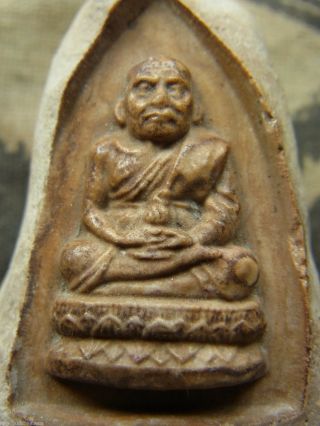 Phra L P Thuad Wat Chang Hai,  shell Fossil,  Cave (Hoikae) Thai Buddha yr 2506 4