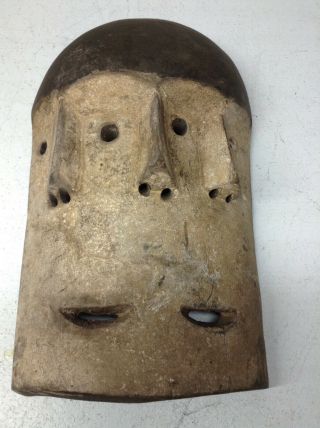 Antique African Mask Double Face Two Face Wood Masks Carving Sculpture