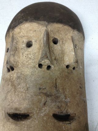 antique african mask double face two face wood masks carving sculpture 5