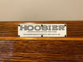 Antique Hoosier Oak Kitchen Cabinet 2