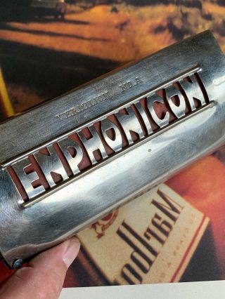 1926,  S Real Antique Tremolo Enphonicon Harmonica
