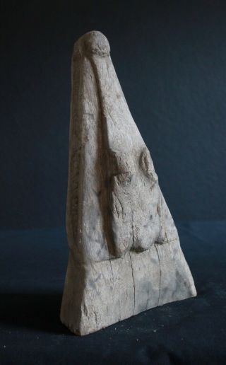 CROCODILE HEAD FROM ONE KIDS CANOE OLD AUTHENTIC 10