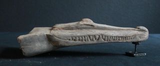 Crocodile Head From One Kids Canoe Old Authentic